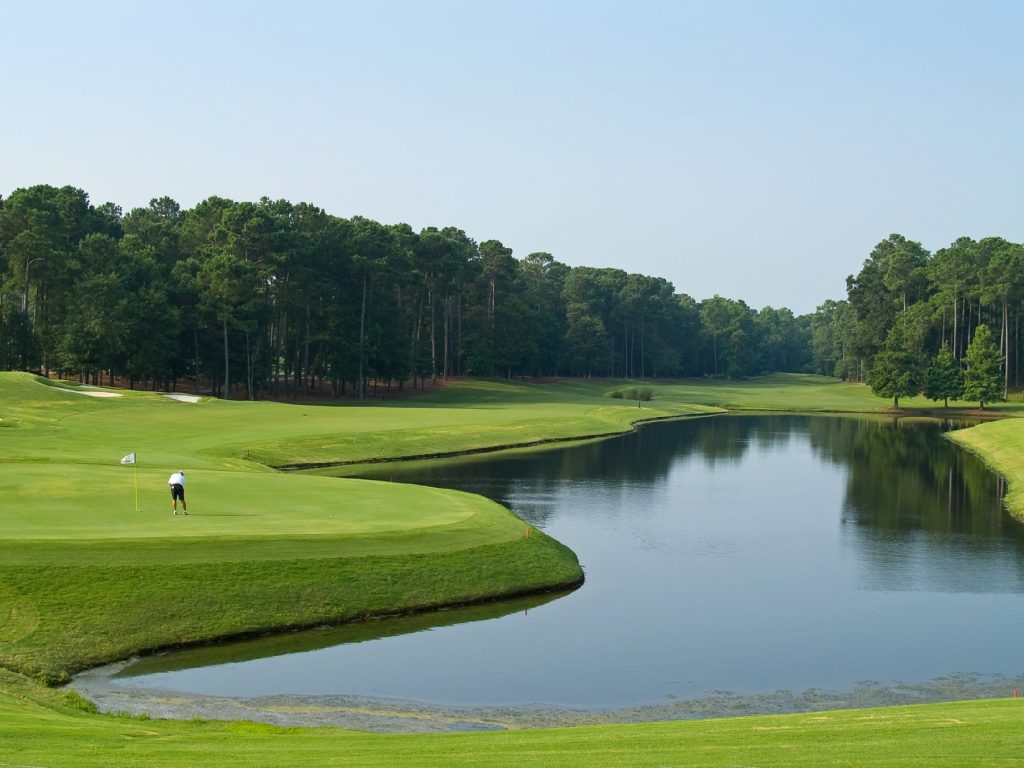 The golfing is great at several courses in and around Myrtle Beach, South Carolina. Photo courtesy of Visit Myrtle Beach. 
