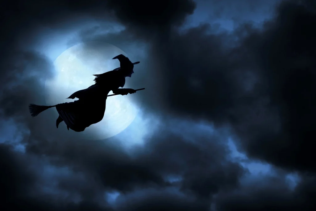 flying through the air
