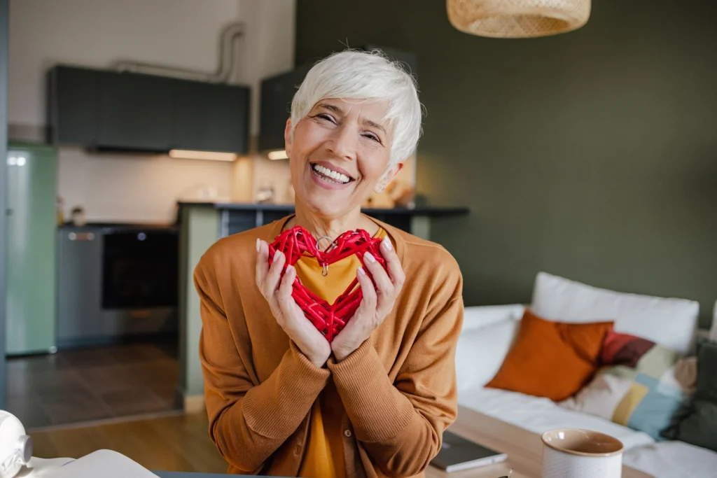 older lady heart