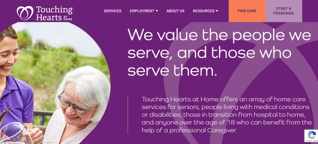 touching hearts at home