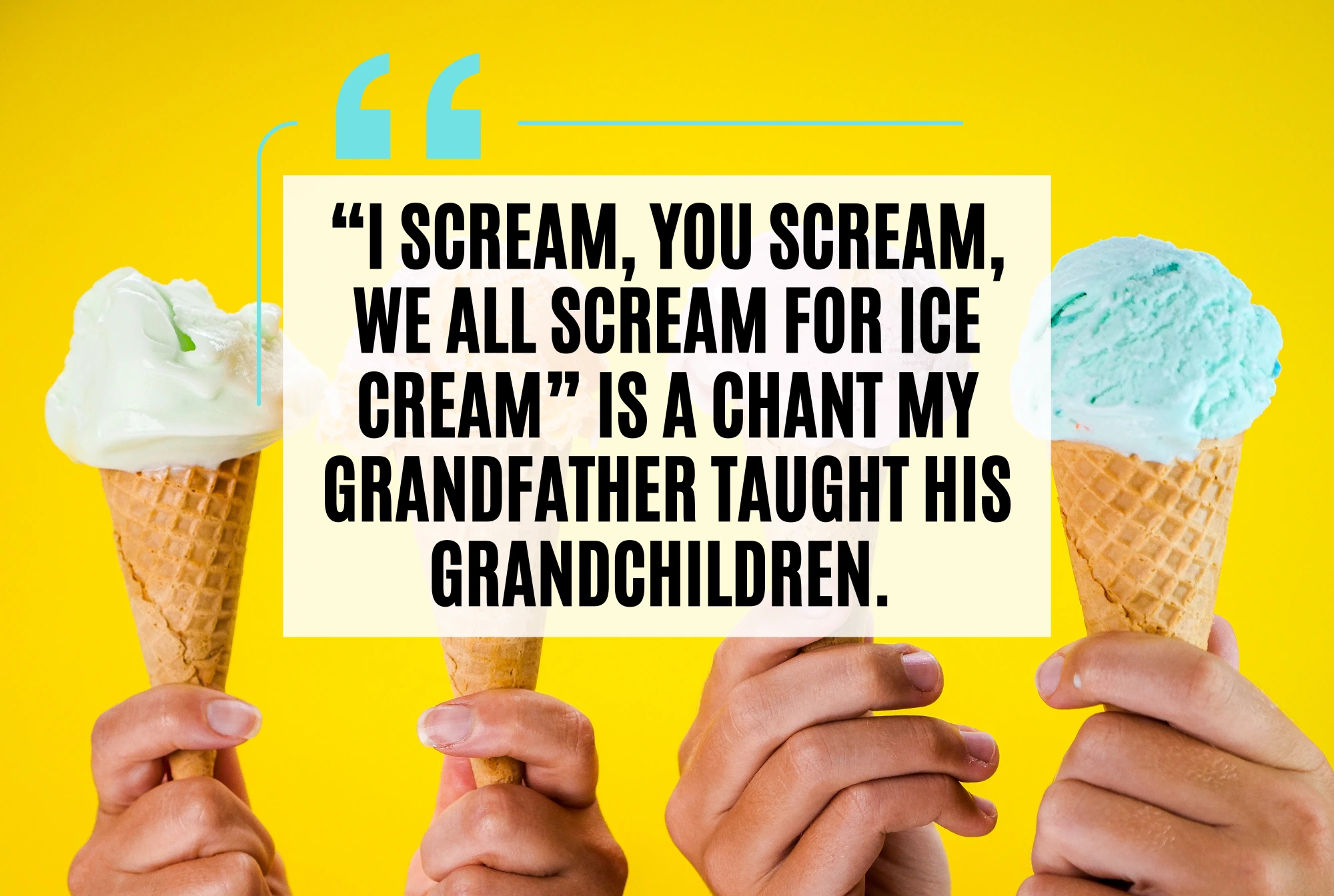 Take Them for Ice Cream