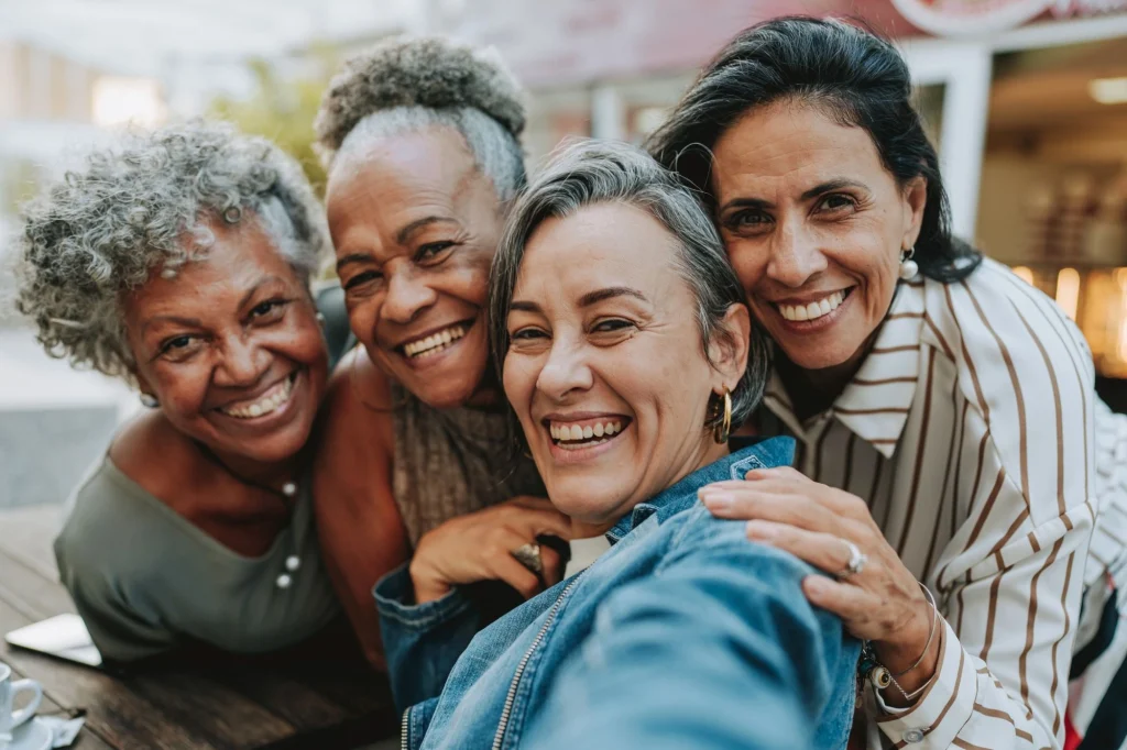 older adult friend group