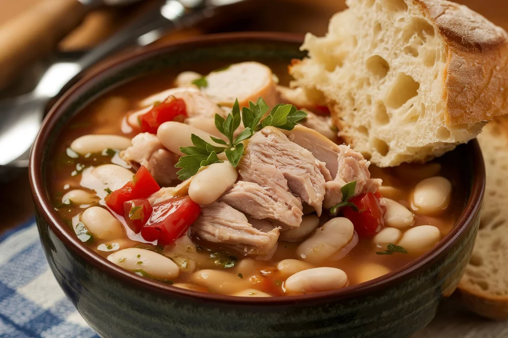 white chili turkey