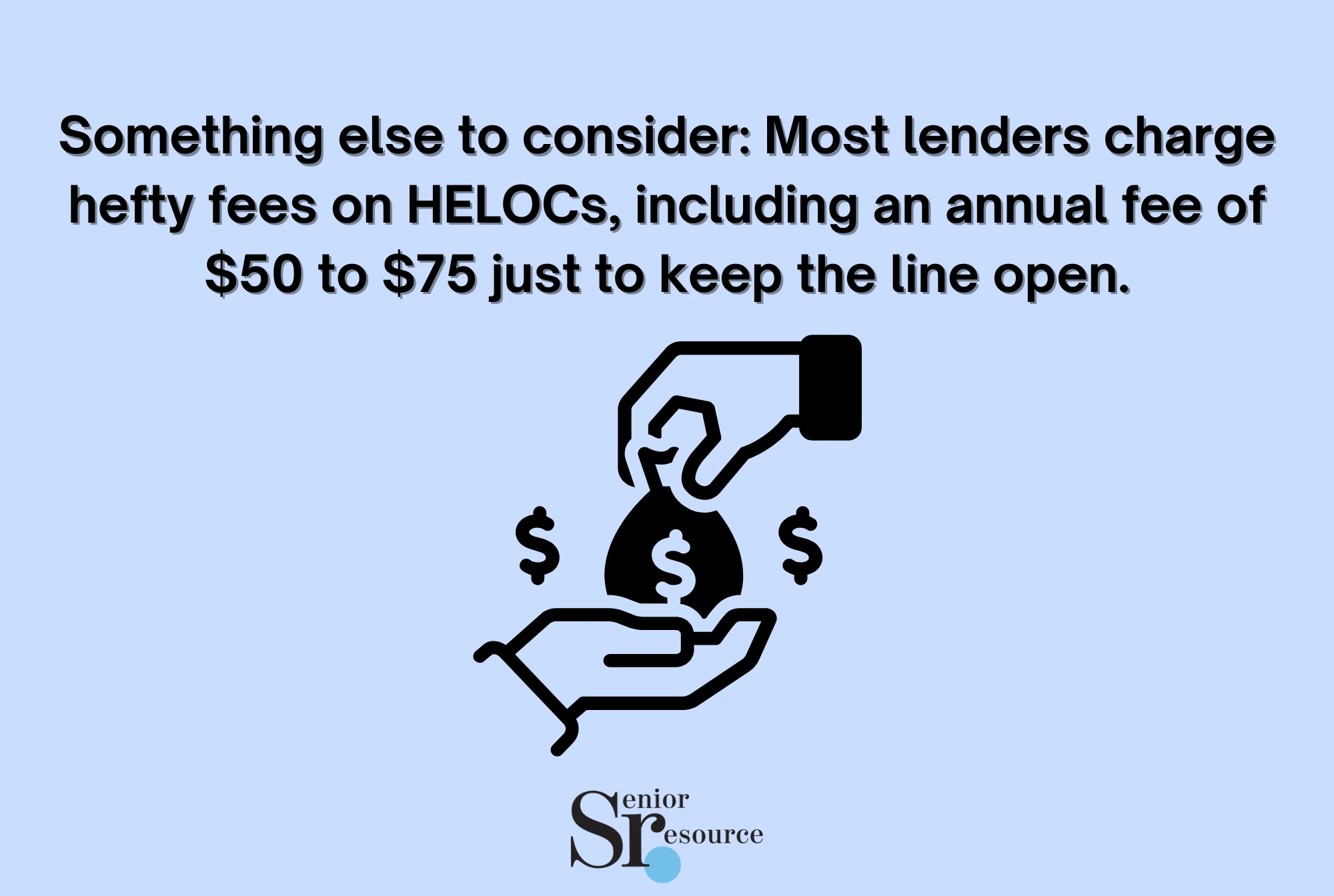 information about lenders and HELOcs annual fee