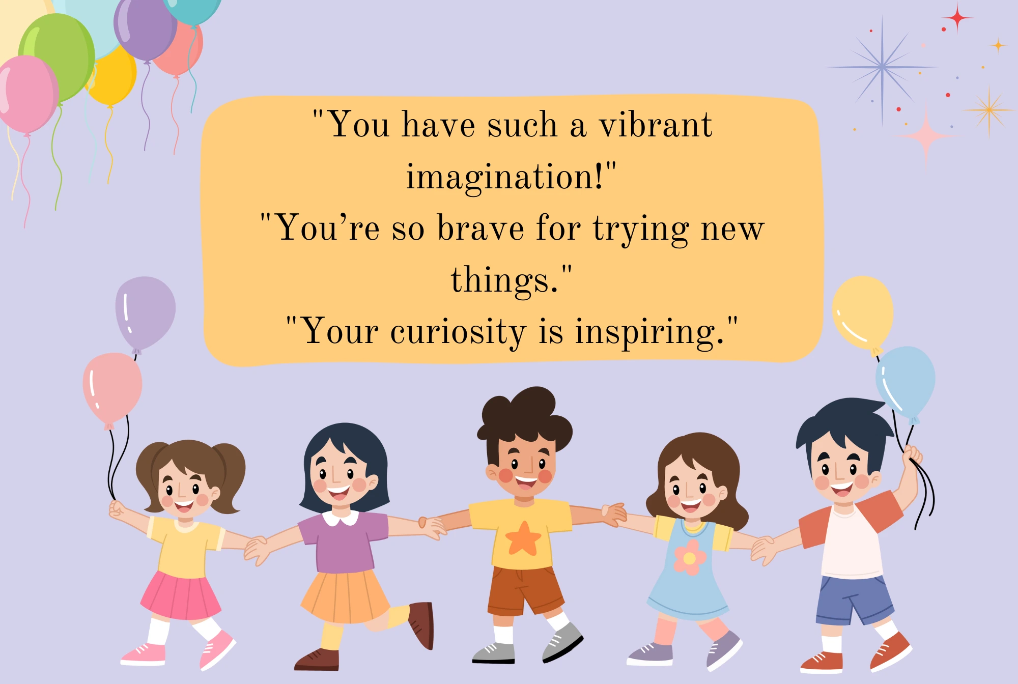praise for young grandchildren infographic by senior resource -- keep compliments brief