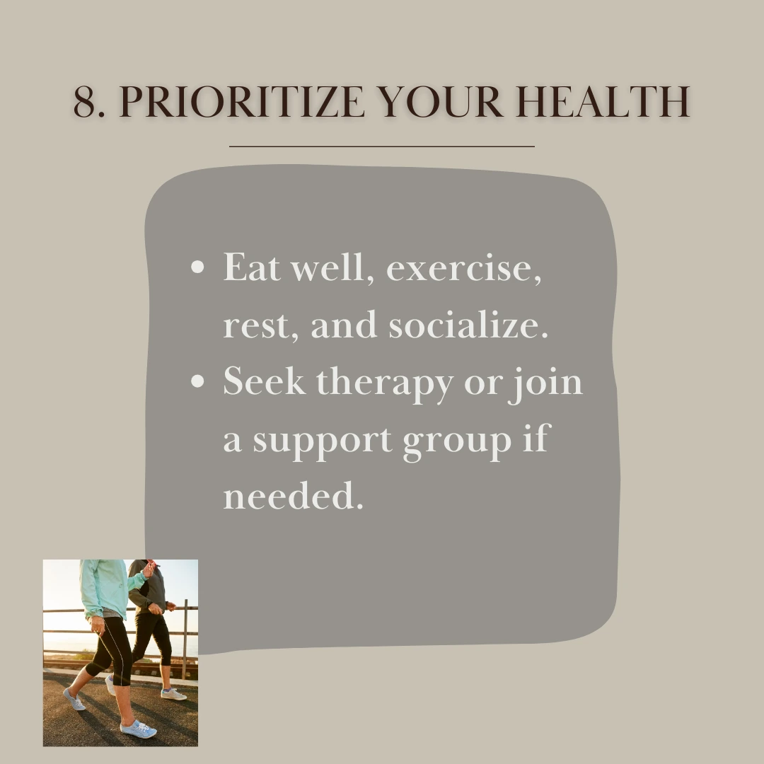  Take Care of Your Own Health infographic  by senior resource