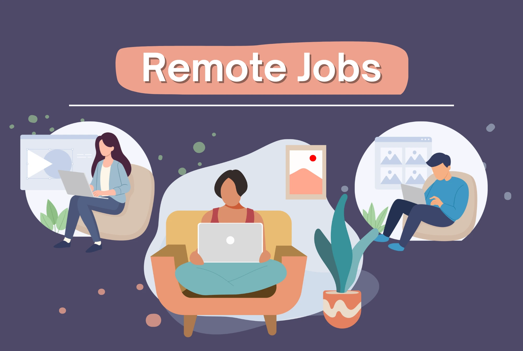 remote jobs -- infographic by senior resource