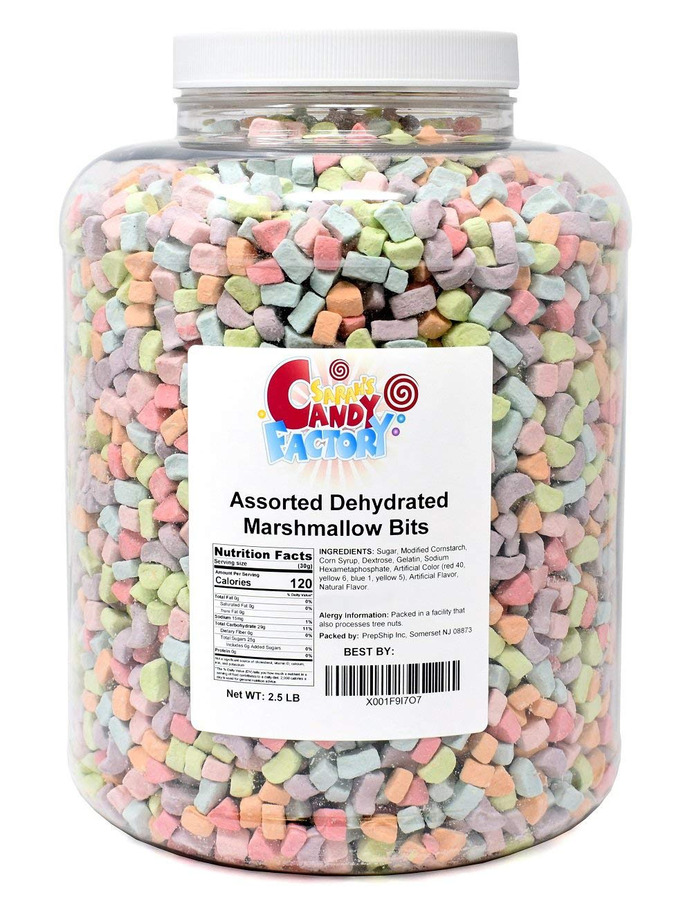 Marshmallow Bits in Jar, 1lb